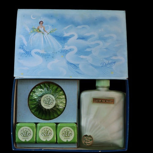 COSMETICS INTEREST. Vintage DUBARRY Lily of the Valley Gift Set. In original presentation box