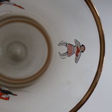 Load image into Gallery viewer, 1950s. Set of FIVE Good Quality Tall Schooners or Beer Glasses with Skaters
