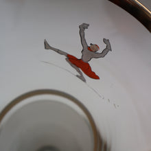 Load image into Gallery viewer, 1950s. Set of FIVE Good Quality Tall Schooners or Beer Glasses with Skaters
