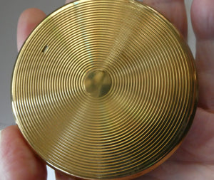 1960s Vintage Enamel Power Compact with  Fireworks Pattern
