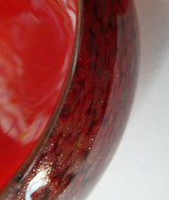 Load image into Gallery viewer, Genuine 1930s Red Aventurine Scottish Monart Glass Pin Dish
