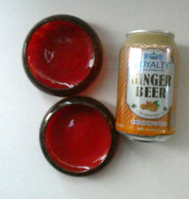 Load image into Gallery viewer, Genuine 1930s Red Aventurine Scottish Monart Glass Pin Dish
