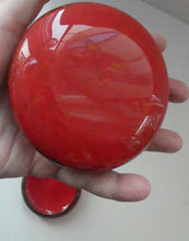 Load image into Gallery viewer, Genuine 1930s Red Aventurine Scottish Monart Glass Pin Dish
