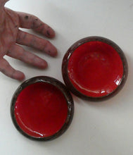 Load image into Gallery viewer, Genuine 1930s Red Aventurine Scottish Monart Glass Pin Dish
