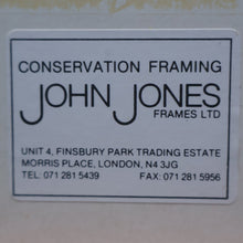 Load image into Gallery viewer, SCOTTISH ART. Woodcut. Temple Garden on a Rainy Day, Kyoto (1989) by John Houston (1930 - 2008)
