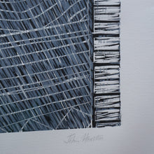 Load image into Gallery viewer, SCOTTISH ART. Woodcut. Temple Garden on a Rainy Day, Kyoto (1989) by John Houston (1930 - 2008)
