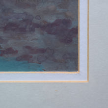 Load image into Gallery viewer, SCOTTISH ART. Vintage Scottish Seascape Gouache Painting by Irene HALLIDAY
