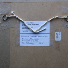 Load image into Gallery viewer, SCOTTISH ART. Vintage Scottish Seascape Gouache Painting by Irene HALLIDAY
