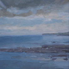 Load image into Gallery viewer, SCOTTISH ART. Vintage Scottish Seascape Gouache Painting by Irene HALLIDAY
