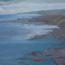 Load image into Gallery viewer, SCOTTISH ART. Vintage Scottish Seascape Gouache Painting by Irene HALLIDAY
