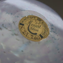 Load image into Gallery viewer, E/ Fabulous Little X ZA Shape Antique Scottish Monart Glass Bowl. With Original Paper Label on the Base 
