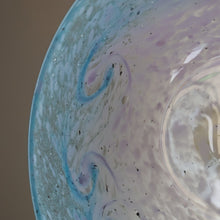 Load image into Gallery viewer, E/ Fabulous Little X ZA Shape Antique Scottish Monart Glass Bowl. With Original Paper Label on the Base 
