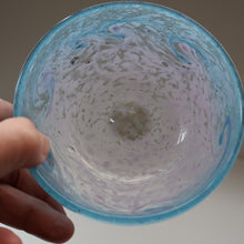 Load image into Gallery viewer, E/ Fabulous Little X ZA Shape Antique Scottish Monart Glass Bowl. With Original Paper Label on the Base 
