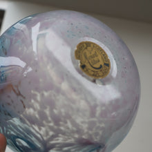 Load image into Gallery viewer, C/ Fabulous Little X ZA Shape Antique Scottish Monart Glass Bowl. With Original Paper Label on the Base 
