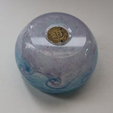 Load image into Gallery viewer, C/ Fabulous Little X ZA Shape Antique Scottish Monart Glass Bowl. With Original Paper Label on the Base 

