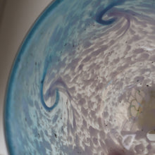 Load image into Gallery viewer, C/ Fabulous Little X ZA Shape Antique Scottish Monart Glass Bowl. With Original Paper Label on the Base 
