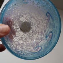 Load image into Gallery viewer, C/ Fabulous Little X ZA Shape Antique Scottish Monart Glass Bowl. With Original Paper Label on the Base 
