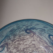 Load image into Gallery viewer, C/ Fabulous Little X ZA Shape Antique Scottish Monart Glass Bowl. With Original Paper Label on the Base 
