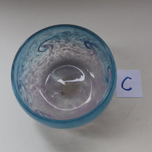 Load image into Gallery viewer, C/ Fabulous Little X ZA Shape Antique Scottish Monart Glass Bowl. With Original Paper Label on the Base 
