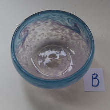 Load image into Gallery viewer, B/ Fabulous Little X ZA Shape Antique Scottish Monart Glass Bowl. With Original Paper Label on the Base 
