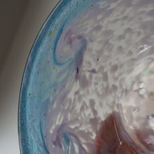 Load image into Gallery viewer, B/ Fabulous Little X ZA Shape Antique Scottish Monart Glass Bowl. With Original Paper Label on the Base 
