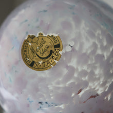 Load image into Gallery viewer, B/ Fabulous Little X ZA Shape Antique Scottish Monart Glass Bowl. With Original Paper Label on the Base 

