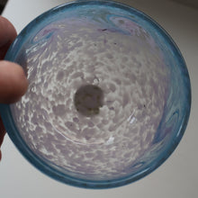Load image into Gallery viewer, B/ Fabulous Little X ZA Shape Antique Scottish Monart Glass Bowl. With Original Paper Label on the Base 
