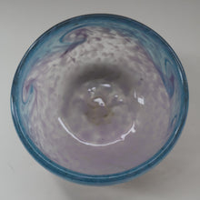 Load image into Gallery viewer, B/ Fabulous Little X ZA Shape Antique Scottish Monart Glass Bowl. With Original Paper Label on the Base 
