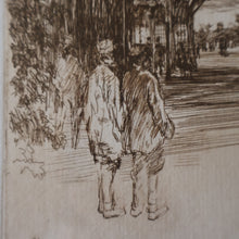 Load image into Gallery viewer, SCOTTISH ART. Sir Muirhead Bone (1876 - 1953). Glasgow International Exhibition 1901. Evening in Little Russia. Signed in the plate
