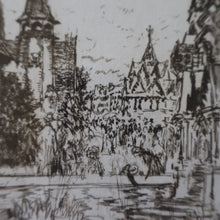 Load image into Gallery viewer, SCOTTISH ART. Sir Muirhead Bone (1876 - 1953). Glasgow International Exhibition 1901. Ireland and Russia. Signed in the plate
