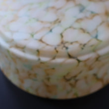 Load image into Gallery viewer, 1940s Glass Hanging Goldfish Bowl or Flycatcher Lampshade. Mottled Marble Effect
