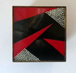 1930s DRGM German Bauhaus Metal Cigarette Dispenser. Marianne Brandt Style