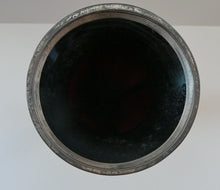 Load image into Gallery viewer,  FRENCH Art Deco HEM Black Glass Vase by Michel Herman : 10 3/4 inches
