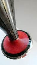 Load image into Gallery viewer,  FRENCH Art Deco HEM Black Glass Vase by Michel Herman : 10 3/4 inches
