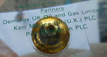 Load image into Gallery viewer, 1970s Scottish Rob Roy and Ivanhoe Oil Fields Paperweight Scottish Oil Hess
