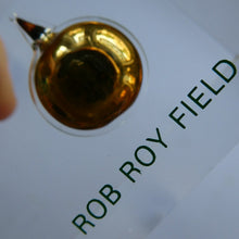 Load image into Gallery viewer, 1970s Scottish Rob Roy and Ivanhoe Oil Fields Paperweight Scottish Oil Hess
