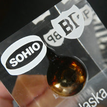 Load image into Gallery viewer, BP North Sea Oil Sohio Oil Alaska Paperweight Drop of OIl 1970s
