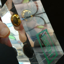 Load image into Gallery viewer, 1970s Scottish Rob Roy and Ivanhoe Oil Fields Paperweight Scottish Oil Hess
