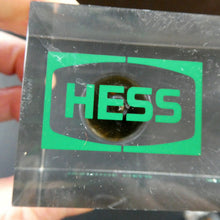 Load image into Gallery viewer, 1970s Scottish Rob Roy and Ivanhoe Oil Fields Paperweight Scottish Oil Hess
