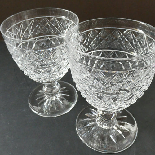 Pair of 1920s Edinburgh Crystal Gin and Tonic Glasses