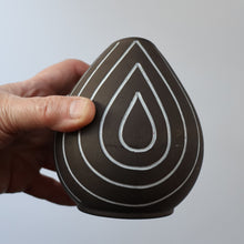 Load image into Gallery viewer, (B) 1950s DANISH Sgrafitto Vase. Designed by Helge Osterberg
