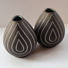 Load image into Gallery viewer, (A) 1950s DANISH Sgrafitto Vase. Designed by Helge Osterberg

