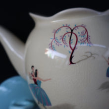 Load image into Gallery viewer, RARE and Totally Fabulous 1950s Beswick BALLET PATTERN Teapot
