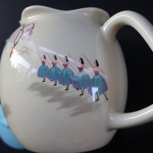 Load image into Gallery viewer, RARE and Totally Fabulous 1950s Beswick BALLET PATTERN Teapot
