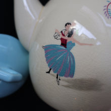 Load image into Gallery viewer, RARE and Totally Fabulous 1950s Beswick BALLET PATTERN Teapot
