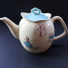 Load image into Gallery viewer, RARE and Totally Fabulous 1950s Beswick BALLET PATTERN Teapot
