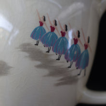 Load image into Gallery viewer, RARE and Totally Fabulous 1950s Beswick BALLET PATTERN Coffee Pot
