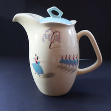 Load image into Gallery viewer, RARE and Totally Fabulous 1950s Beswick BALLET PATTERN Coffee Pot
