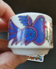 Load image into Gallery viewer, 1960s Villeroy &amp; Boch Set of Six Egg Cugs on Original Stand ACAPULCO
