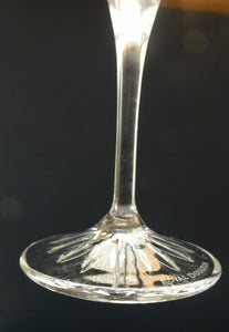 Set of Six Vintage ROYAL DOULTON Long Stemmed Wine Glasses: Earlswood Pattern